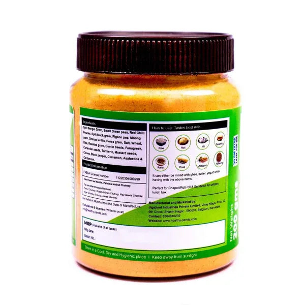 Healthy Panda : Fenugreek Chutney Powder - 250 g (Pack of 2) - Orgoshops