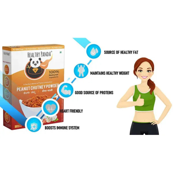 Healthy Panda : Peanut Chutney Powder - Orgoshops