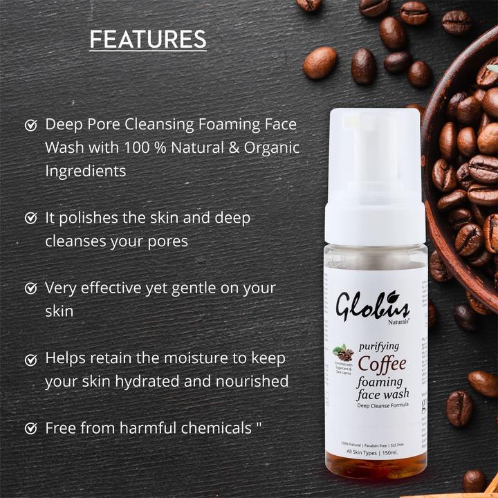 Purifying Coffee Foaming Face wash 150 ml - Orgoshops