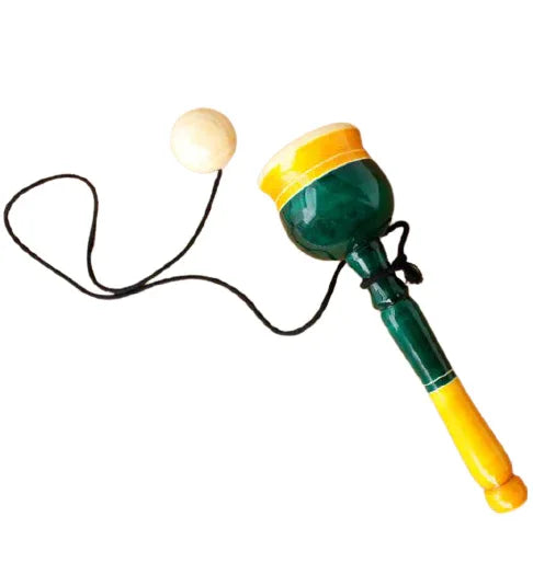 Anciant living Cup and Ball Wooden Toy - Orgoshops