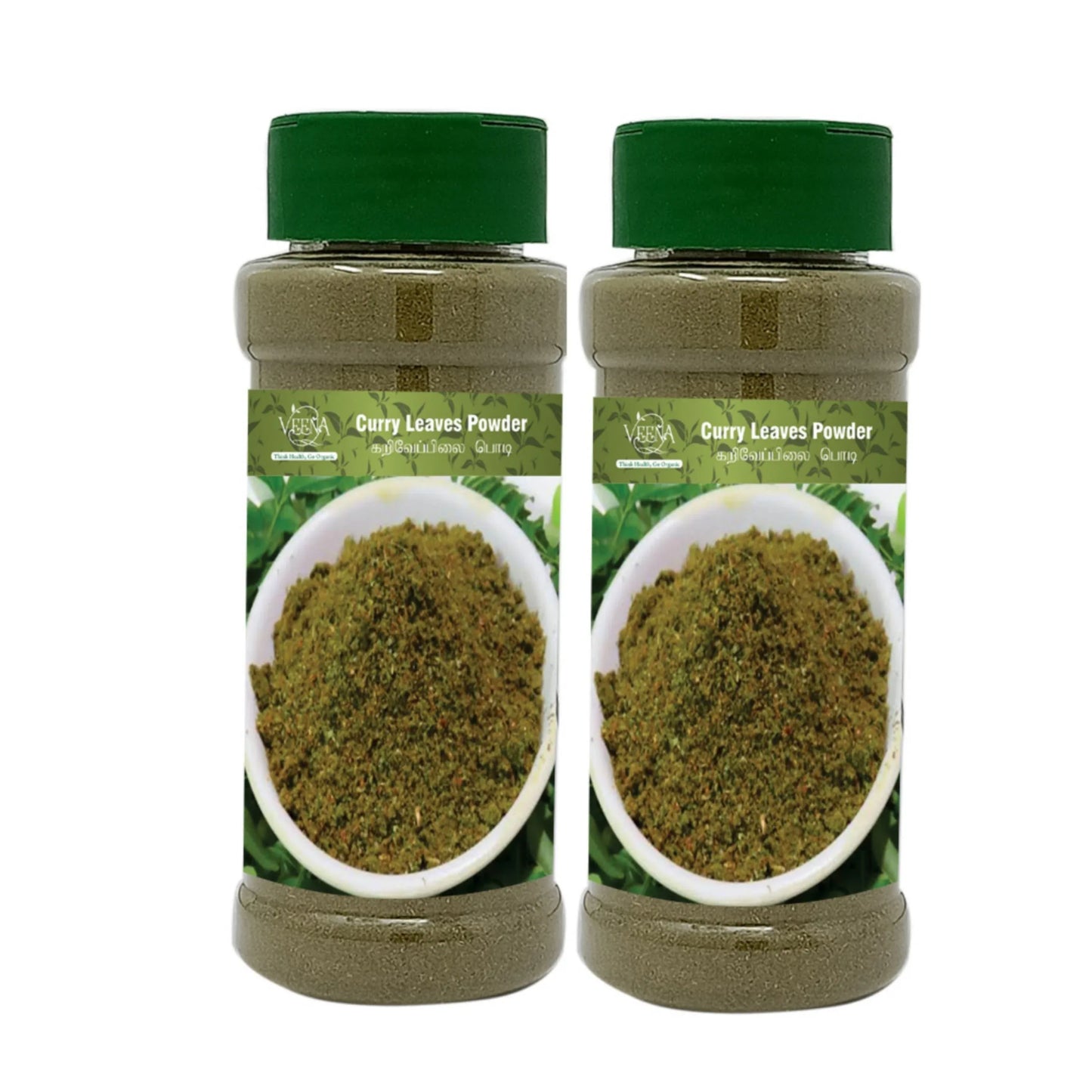 Veena : Products Curry Leaf Powder - 100g ( Pack of 2 ) - Orgoshops