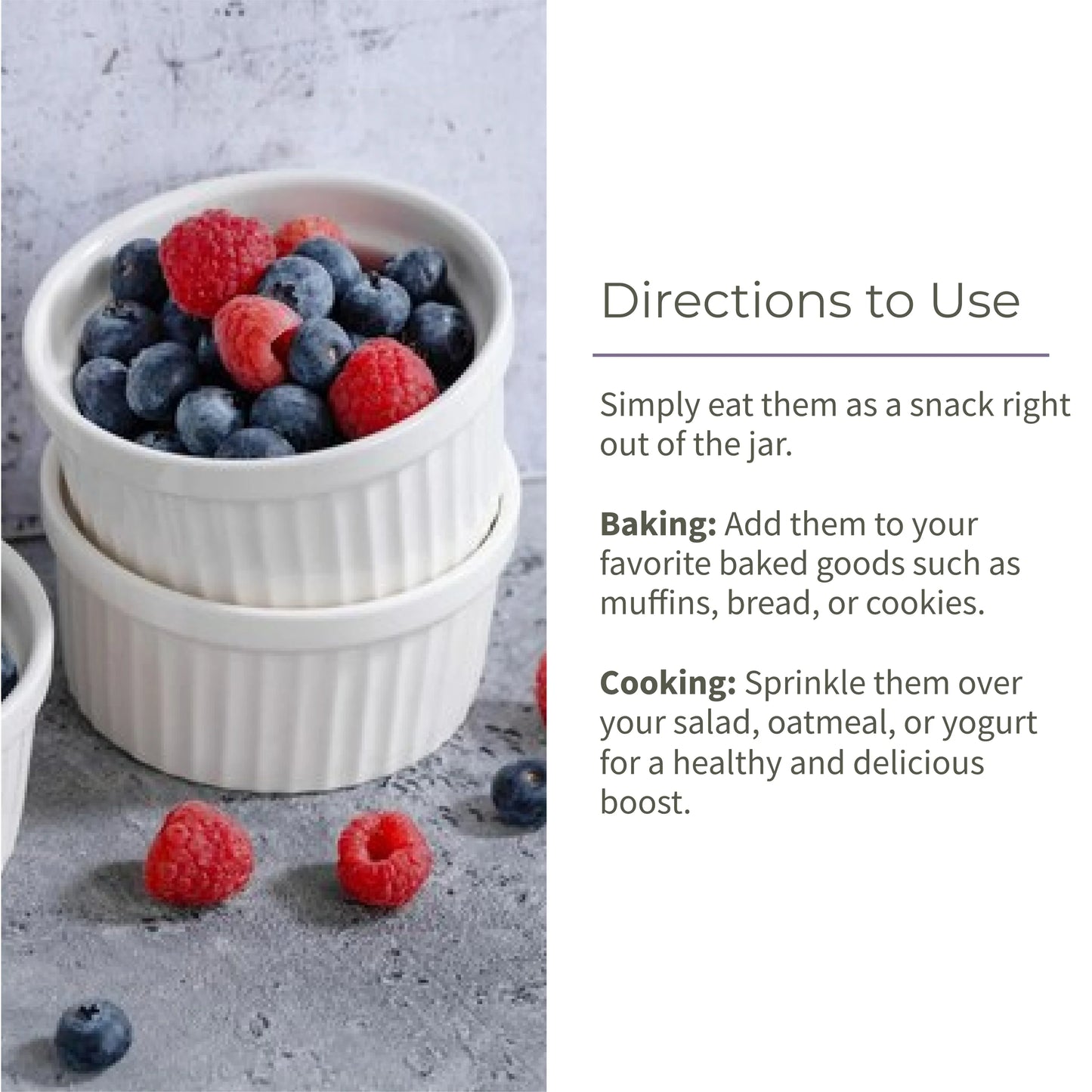 Dried Blueberres & Dried Cranberries Combo | Healthy Snacks | Dried Fruits - 150g (Each) - Orgoshops