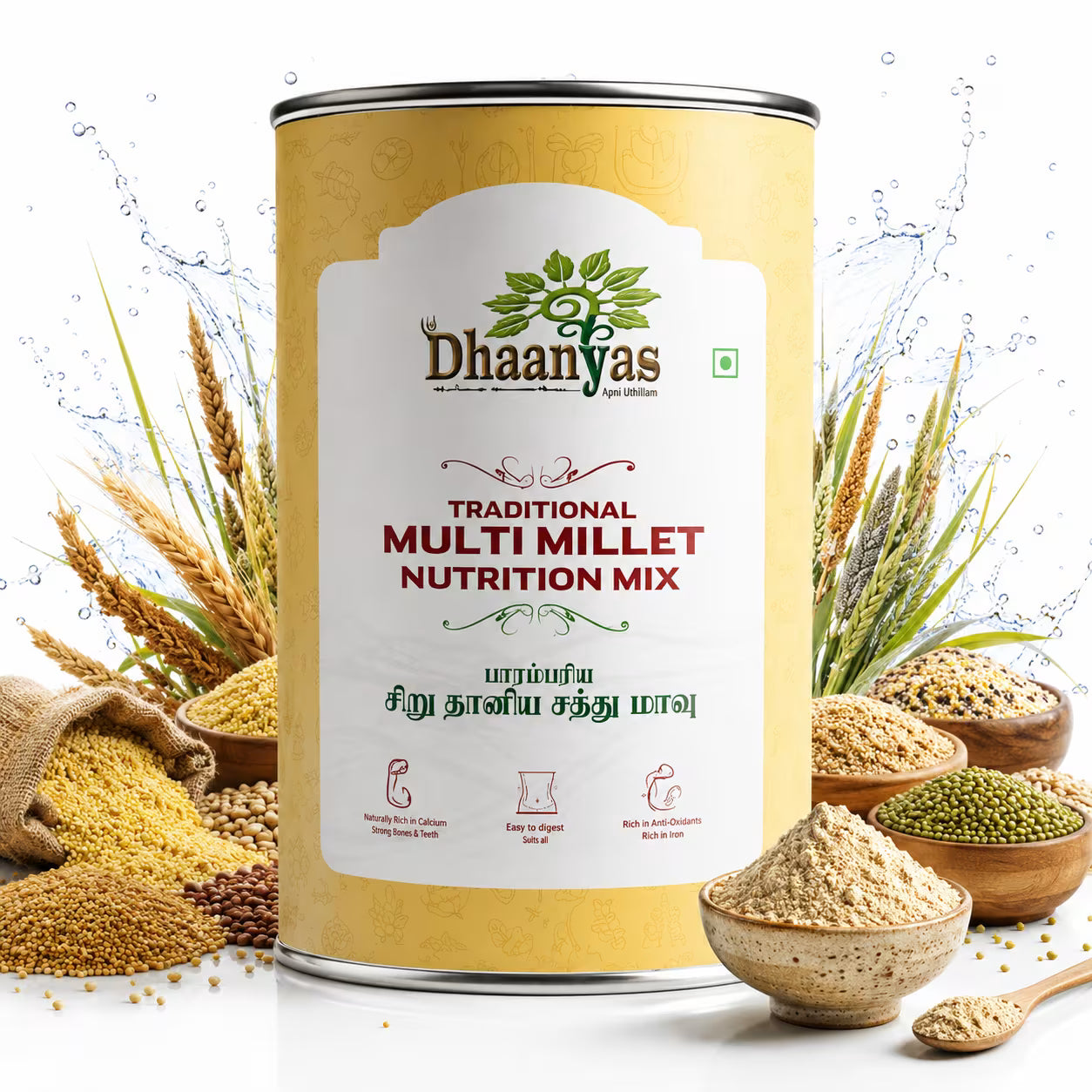 Dhaanyas Multi Grain Nutrition Mix - 500gm