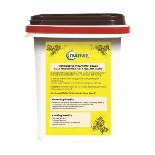 Nutriorgo Certified Organic Mustard - Oil 5ltr - Orgoshops