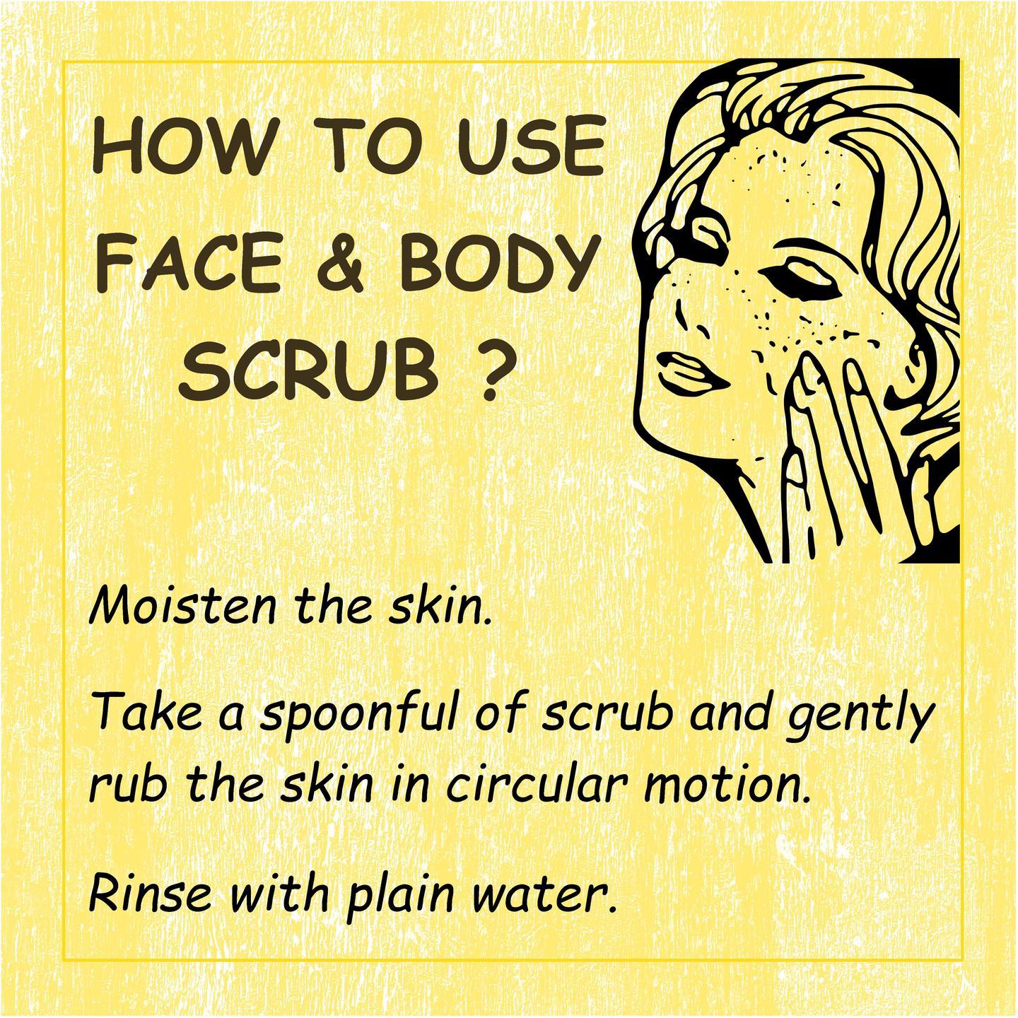 Fuschia - Activated Charcoal - Face & Body Detoxifying Scrub -100g