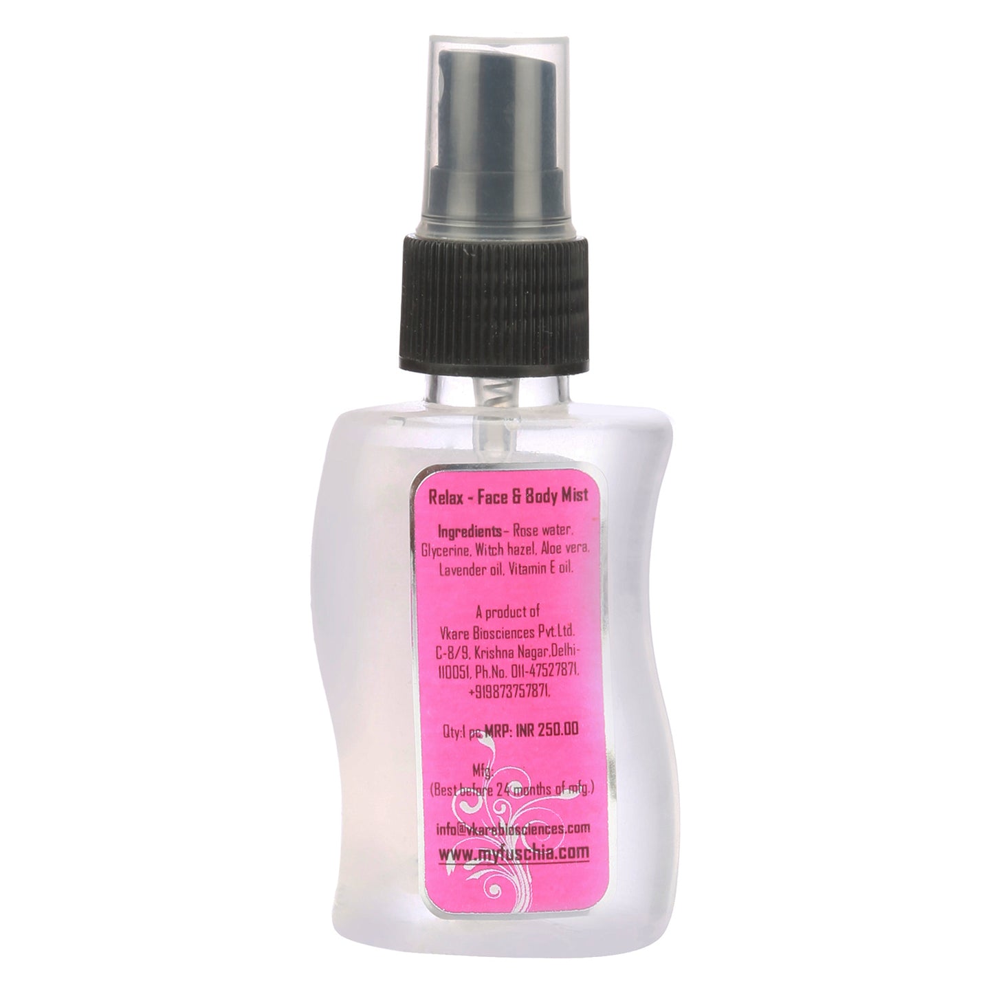 Fuschia Relax Lavender Face & Body Mist - 50ml
