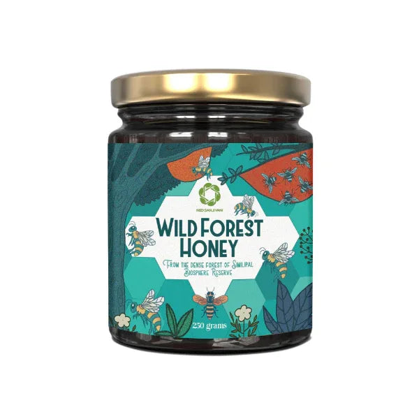 Neo Sanjivani Wild Forest Honey, Raw Forest Honey - 250g - Orgoshops