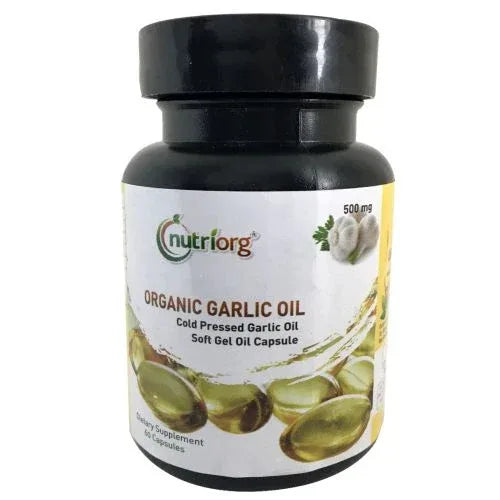 Nutriorg Garlic oil soft gel - 60 Capsule - Orgoshops