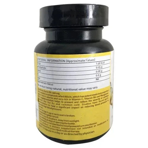 Nutriorg Garlic oil soft gel - 60 Capsule - Orgoshops