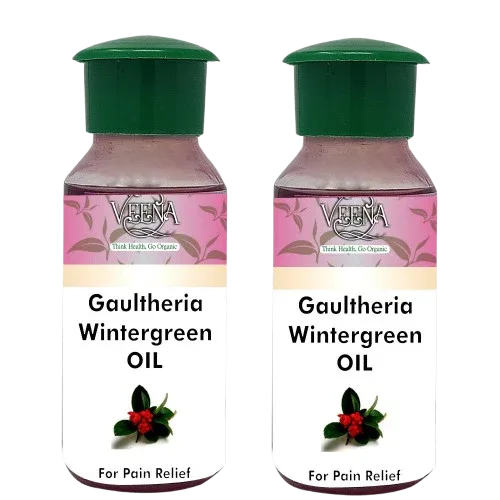 Veena Gaultheria Wintergreen Pain Relief Oil - 60ml ( Pack of 2 ) - Orgoshops