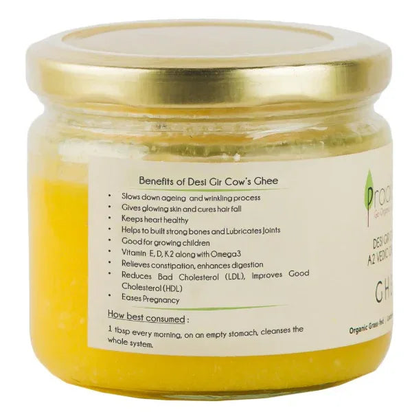 Praakritik Artisanal Chocolate Ghee Spread With Madagascar Vanilla-200ml - Orgoshops