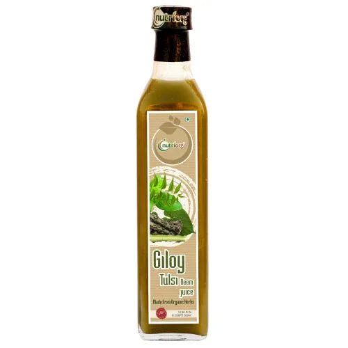 Nutriorg Giloy with Neem Tulsi Juice - 500 ml - Orgoshops
