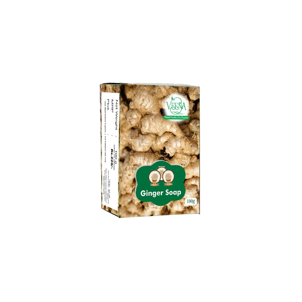Veena Ginger Soap - 100g - Orgoshops
