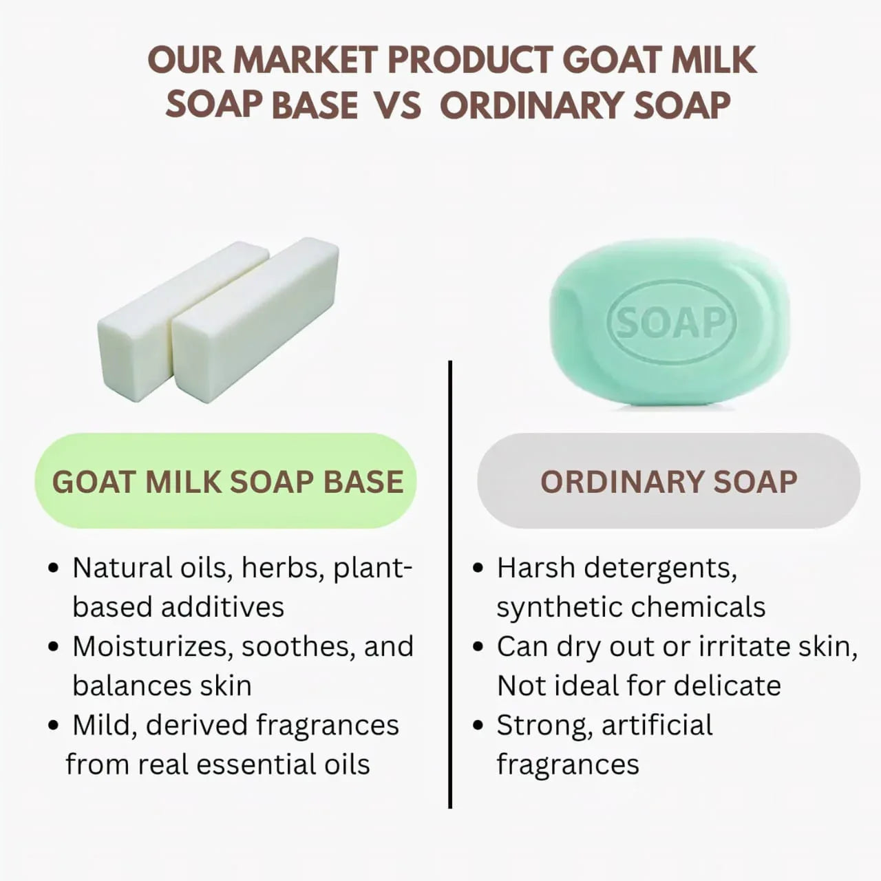 Veena Goat Milk Soap Base - 100g (Pack of 2 ) - Orgoshops