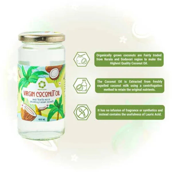 Neo Sanjivani Virgin Coconut Oil For Hair, Skin & Face - 400ml - Orgoshops