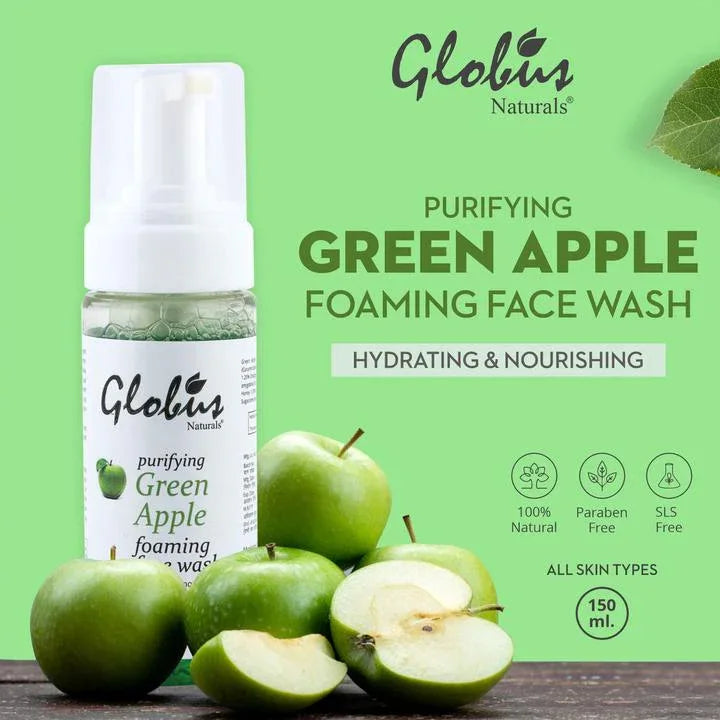 Purifying Green Apple Foaming Face wash 150ml - Orgoshops