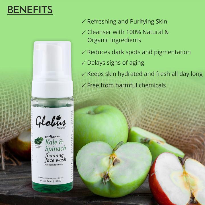 Purifying Green Apple Foaming Face wash 150ml - Orgoshops