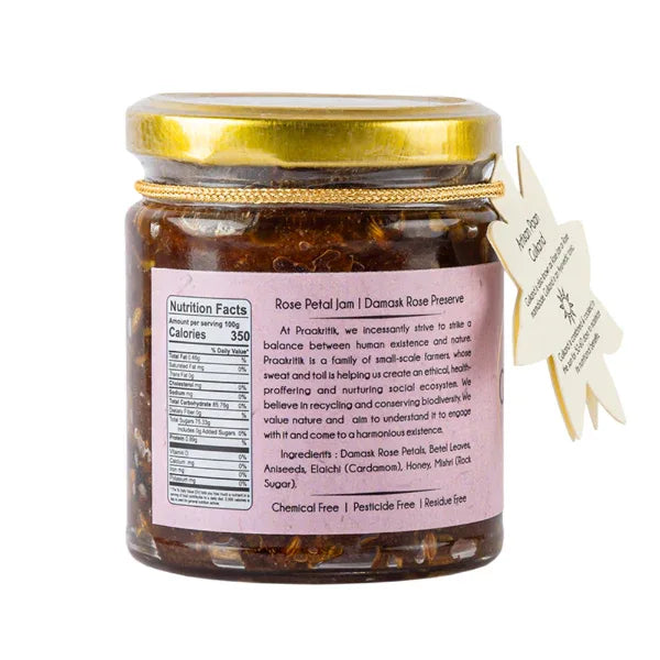 Praakritik Natural Paan Artisan Gulkand-250g - Orgoshops