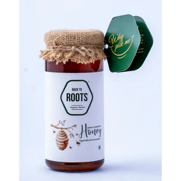 Back To Roots : Natural Honey / Thean - 300g - Orgoshops