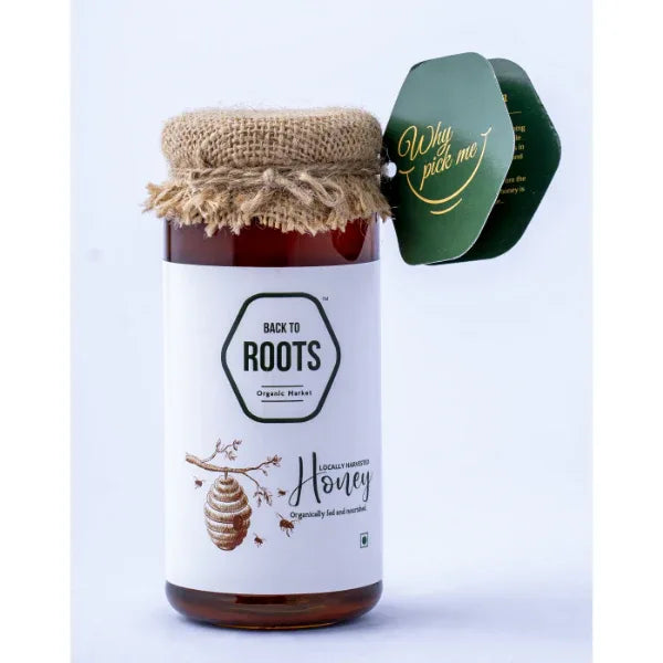 Back To Roots : Natural Honey / Thean - 300g - Orgoshops