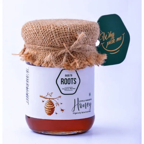 Back To Roots : Natural Honey / Thean - 300g - Orgoshops