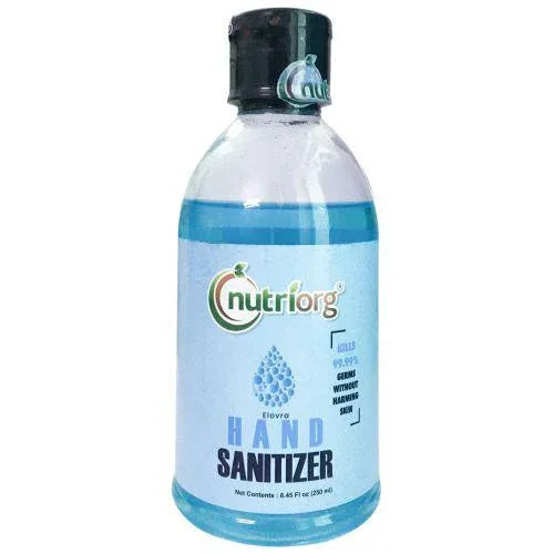 Nutriorg Elovr Liquid Hand Sanitizer - 250ml ( Pack of 2 ) - Orgoshops