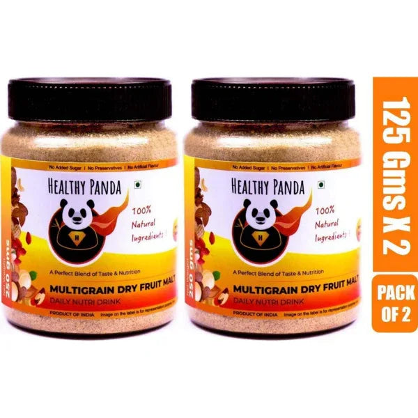 Healthy Panda : Multigrain Dry Fruit Malt - Orgoshops