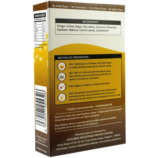 Healthy Panda : Ragi Dry Fruit Malt