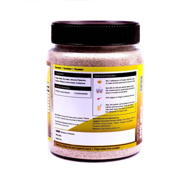 Healthy Panda : Ragi Dry Fruit Malt - Orgoshops