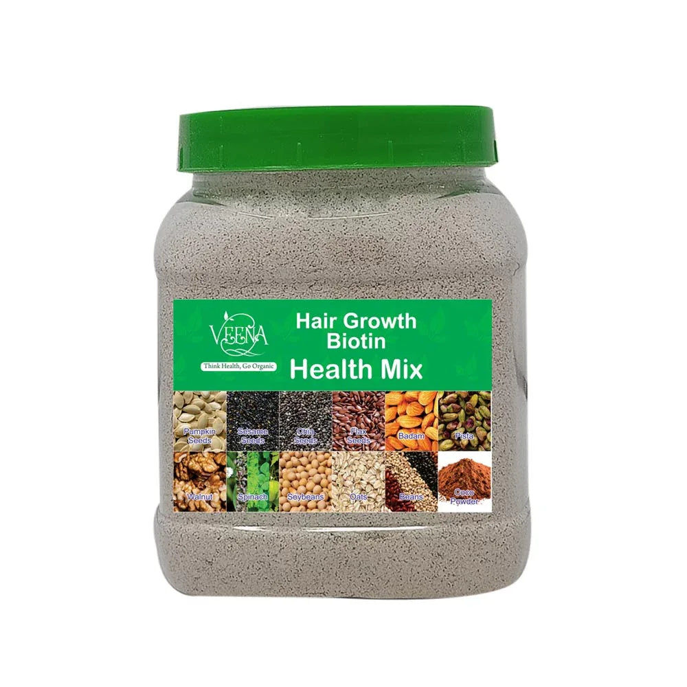 Veena Hair Growth Biotin Health Mix Powder - 200g - Orgoshops