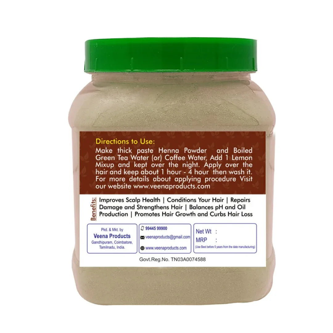 Veena Henna Hair Pack Powder - 200g - Orgoshops