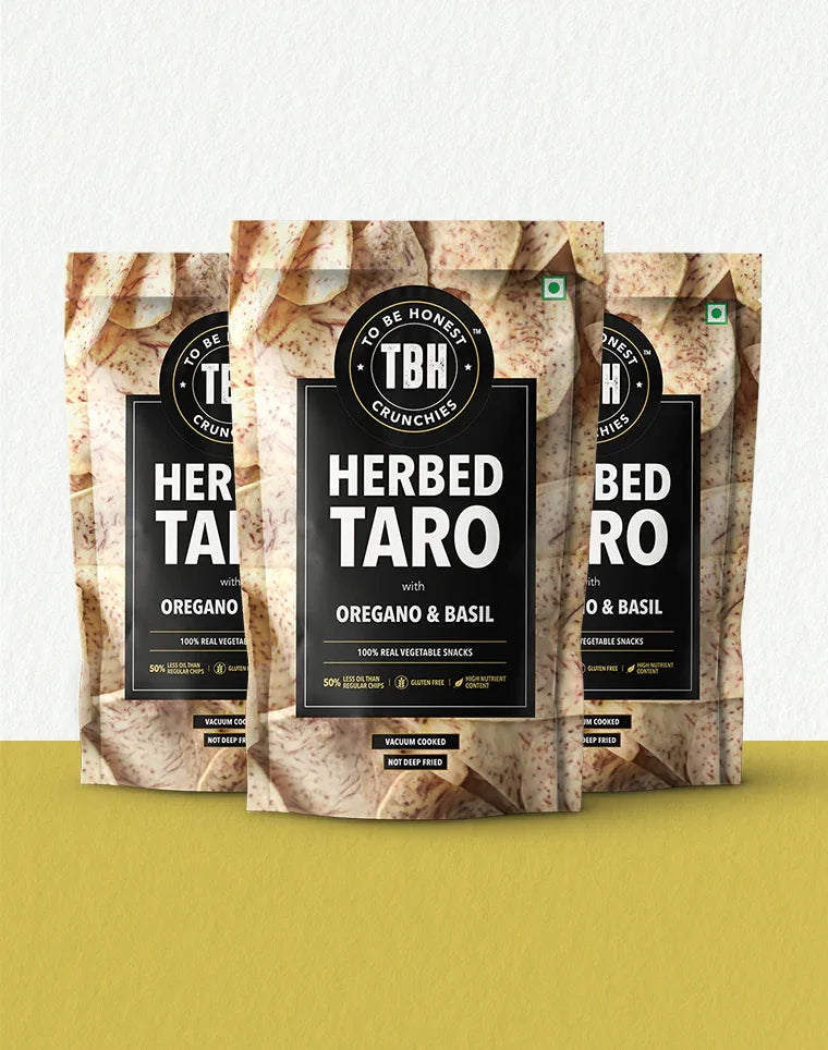 Pack of 3 - Herbed Taro with Oregano & Basil 255g - Orgoshops
