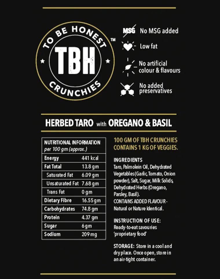 Pack of 3 - Herbed Taro with Oregano & Basil 255g - Orgoshops