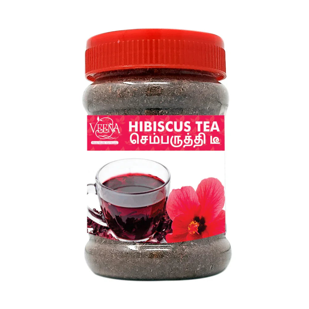 Veena Hibiscus Tea - 80 g ( Pack of 2 ) - Orgoshops