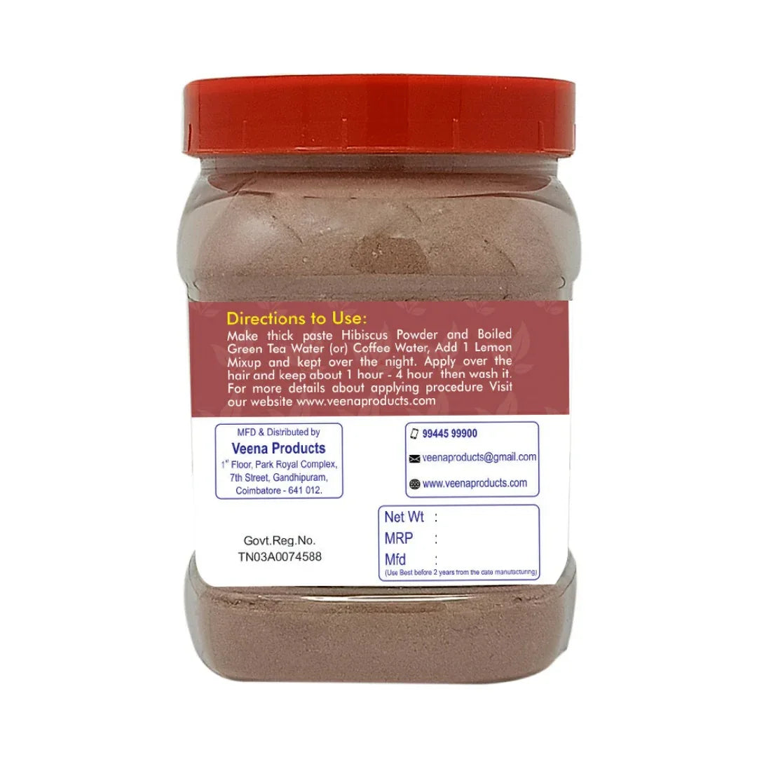 Veena Hibiscus Hair Pack Powder - 200g - Orgoshops