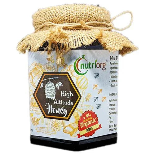 Nutriorgo Certified Organic High Altitude Honey - 500g - Orgoshops