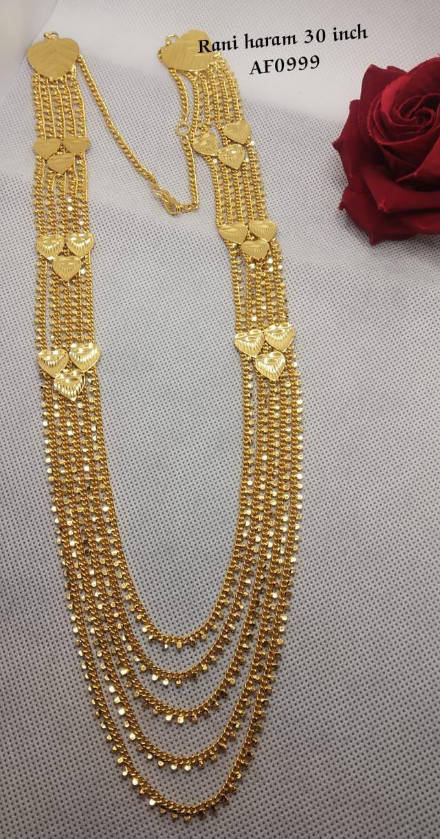 RS Jewelery Haram / Impon haram / Long Necklace / Long Neckset / Jewellery Set - Orgoshops