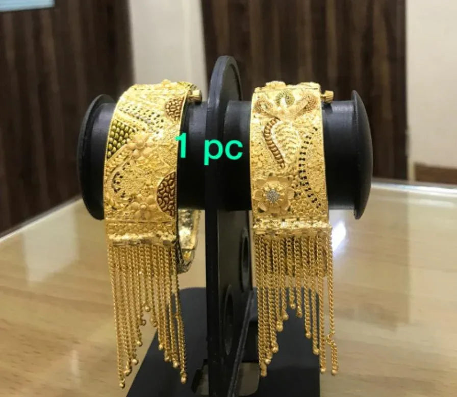 RS Jewelery/Bangles/Valaiyal/Fashion Gold Plated Bangles/Covering Bangles - Orgoshops