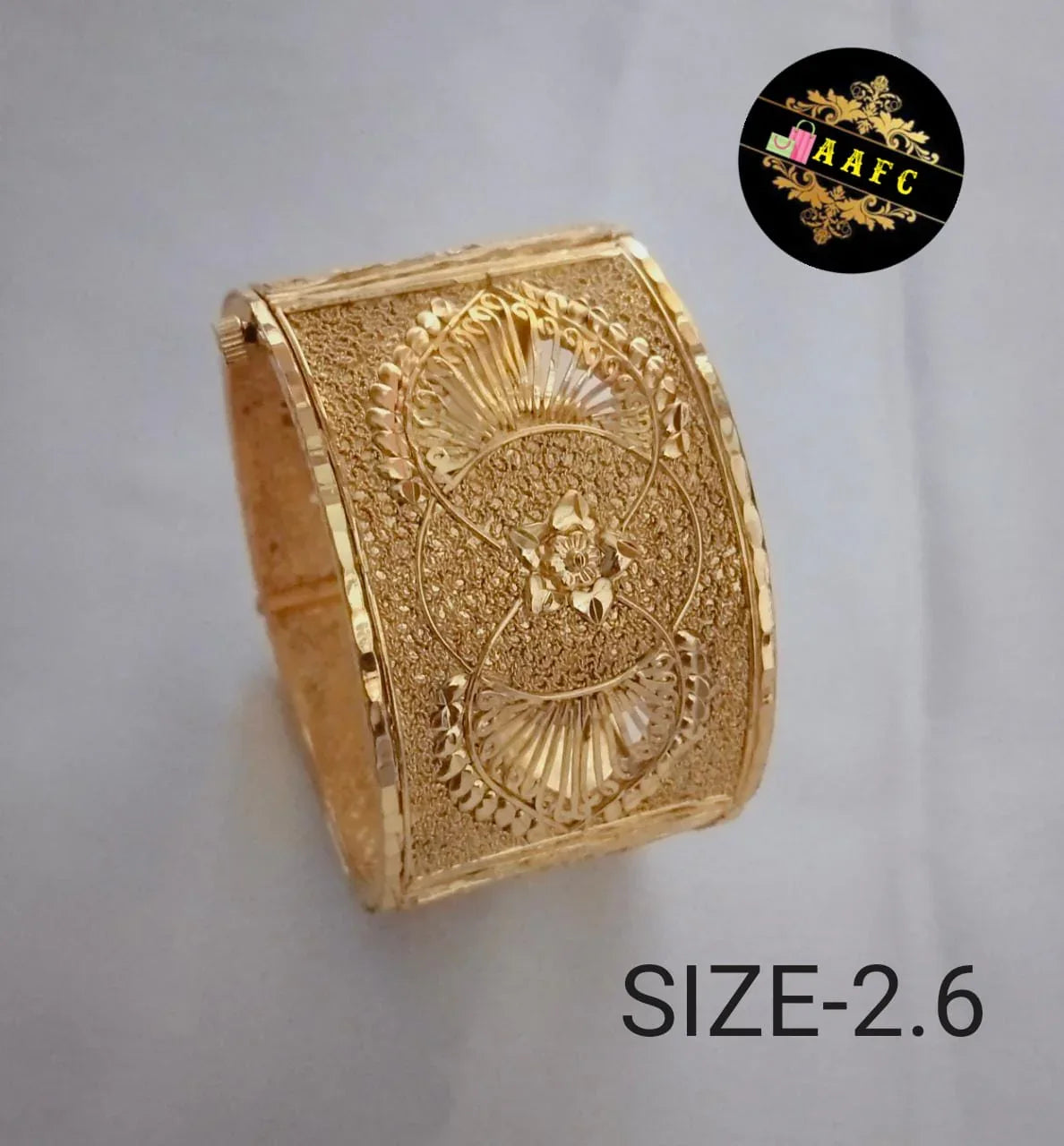 RS Jewelery/Bangles/Valaiyal/Fashion Gold Plated Bangles/Covering Bangles - Orgoshops