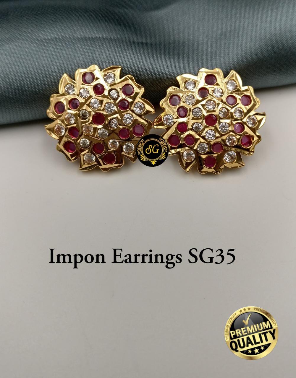 R.S Jewelery Stud/Ear rings/Women Earrings/Studs For women/Thoodu For Womens - Orgoshops