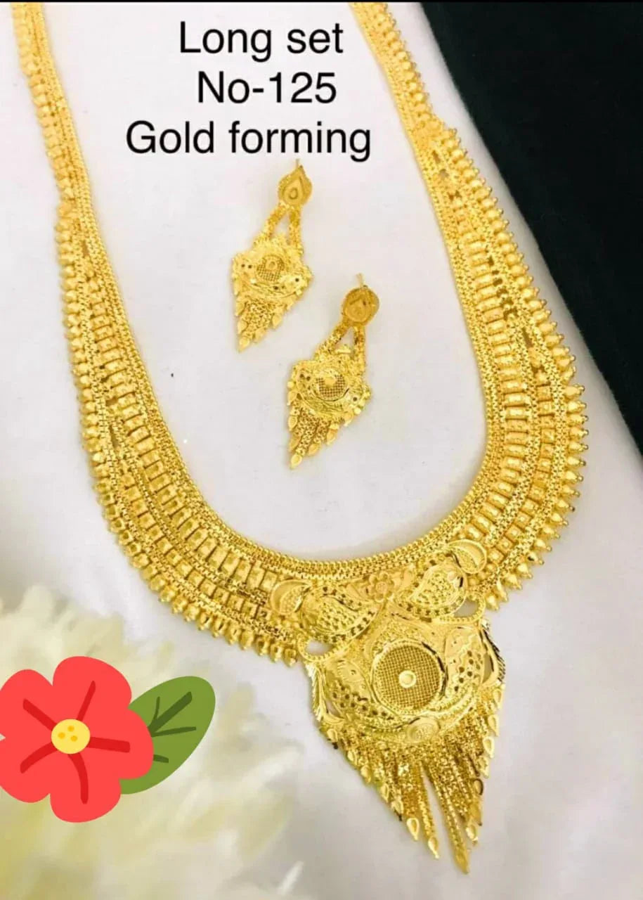 RS Jewelery Haram / Impon haram / Long Necklace / Long Neckset / Jewellery Set - Orgoshops