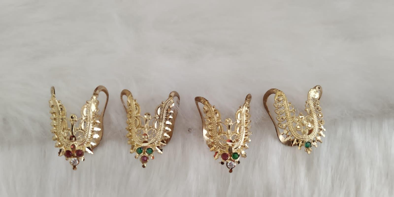 RS Jewellery Ring / Gold Plate Ring / Mothiram / Covering Ring - Orgoshops