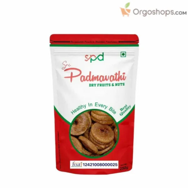 Premium Figs | Anjeer | Dried Figs | Anjeer Dry Fruits | Athipaalam - 250g (Sri Padmavathy Dry Fruits and Nuts) - Orgoshops