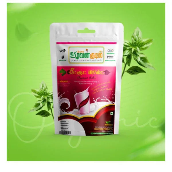 Karai Uzhavan Kudil Beetroot Malt - 125 g - Orgoshops