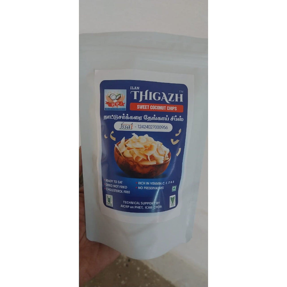 ILAN THIGAZH : Nattu Sarkarai Coconut Chips - 50 grams