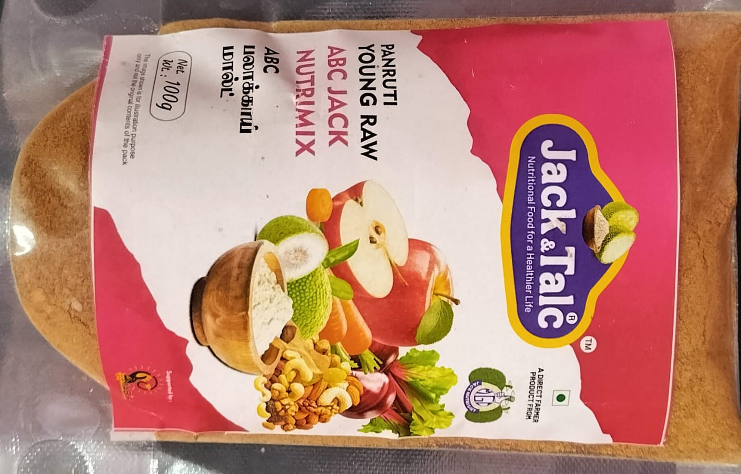 Jack Talc Panruti Young Raw ABC Jack Nutri Mix / ABC Nutri Mix - 100 g