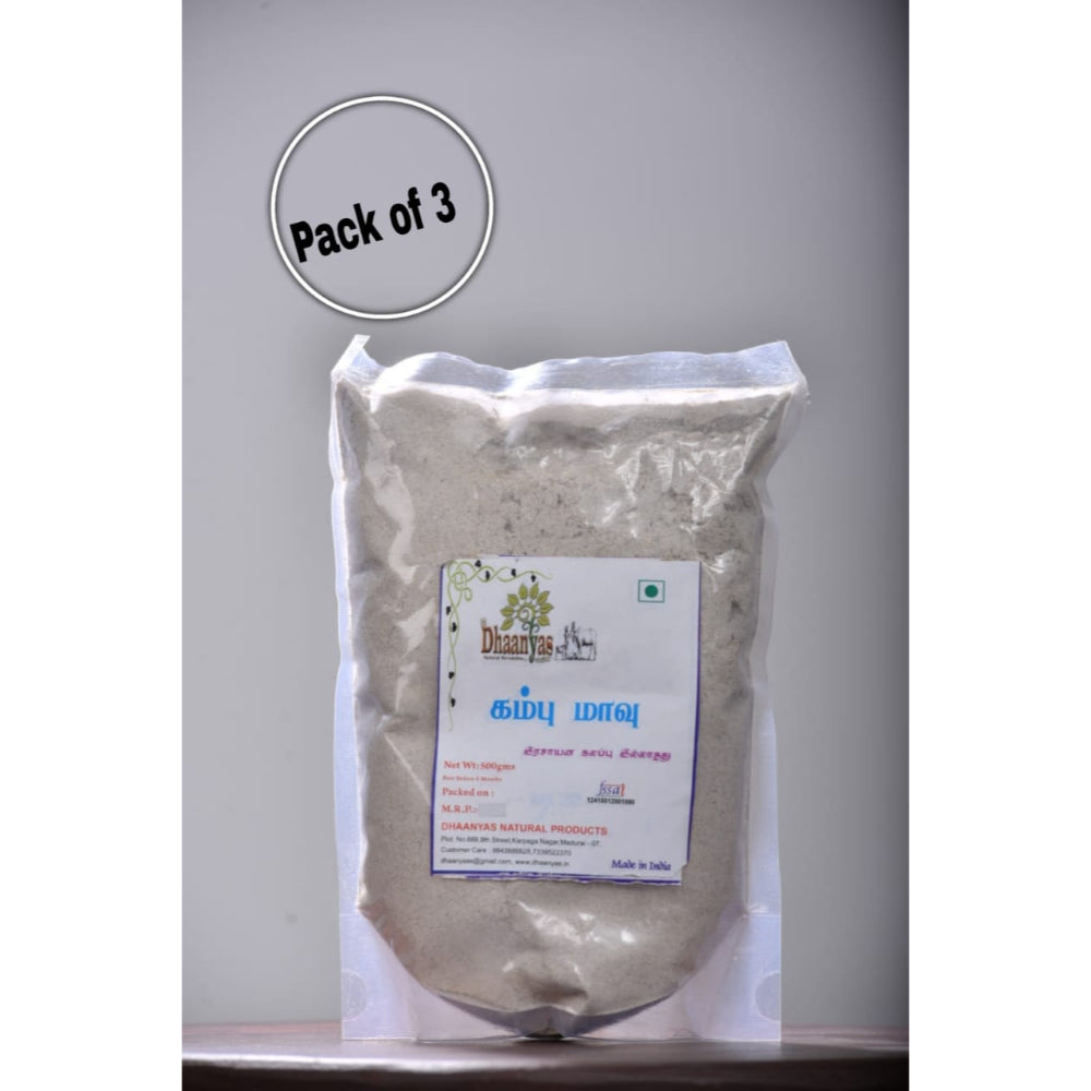 Dhaanyas Pearl Millet Flour - 450 Gms (Pack of 2)