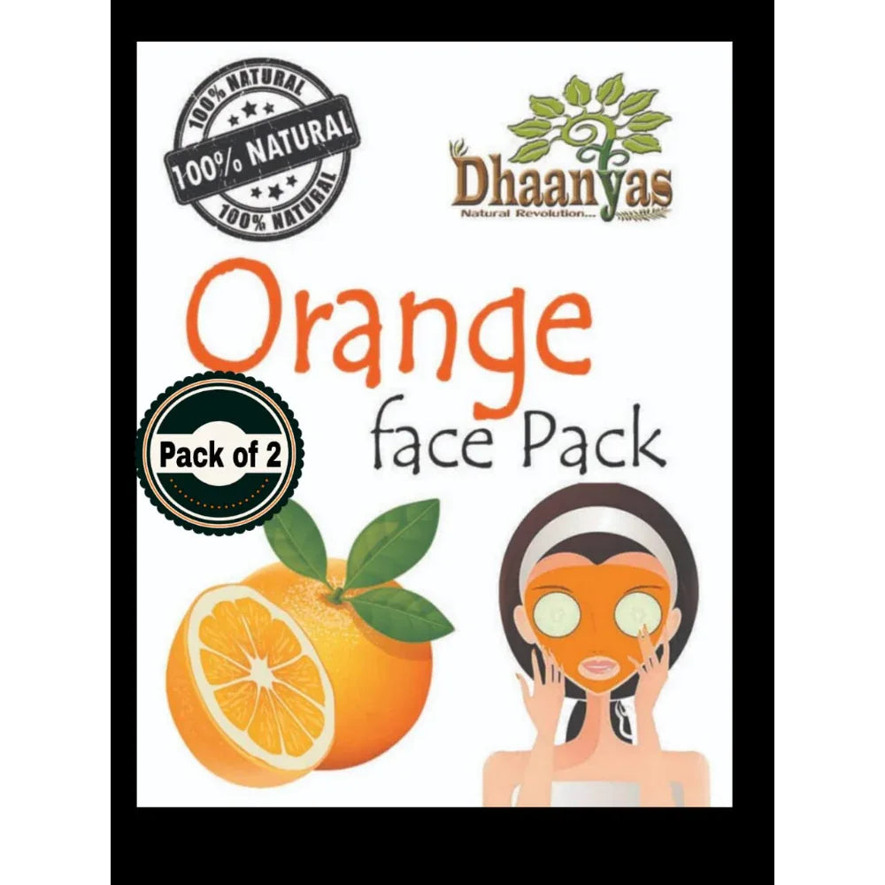 Dhaanyas Orange Face Pack | தான்யாஸ் ஆரஞ்சு பேஸ் பேக் - 500 Gms - (Pack of 2) - Orgoshops