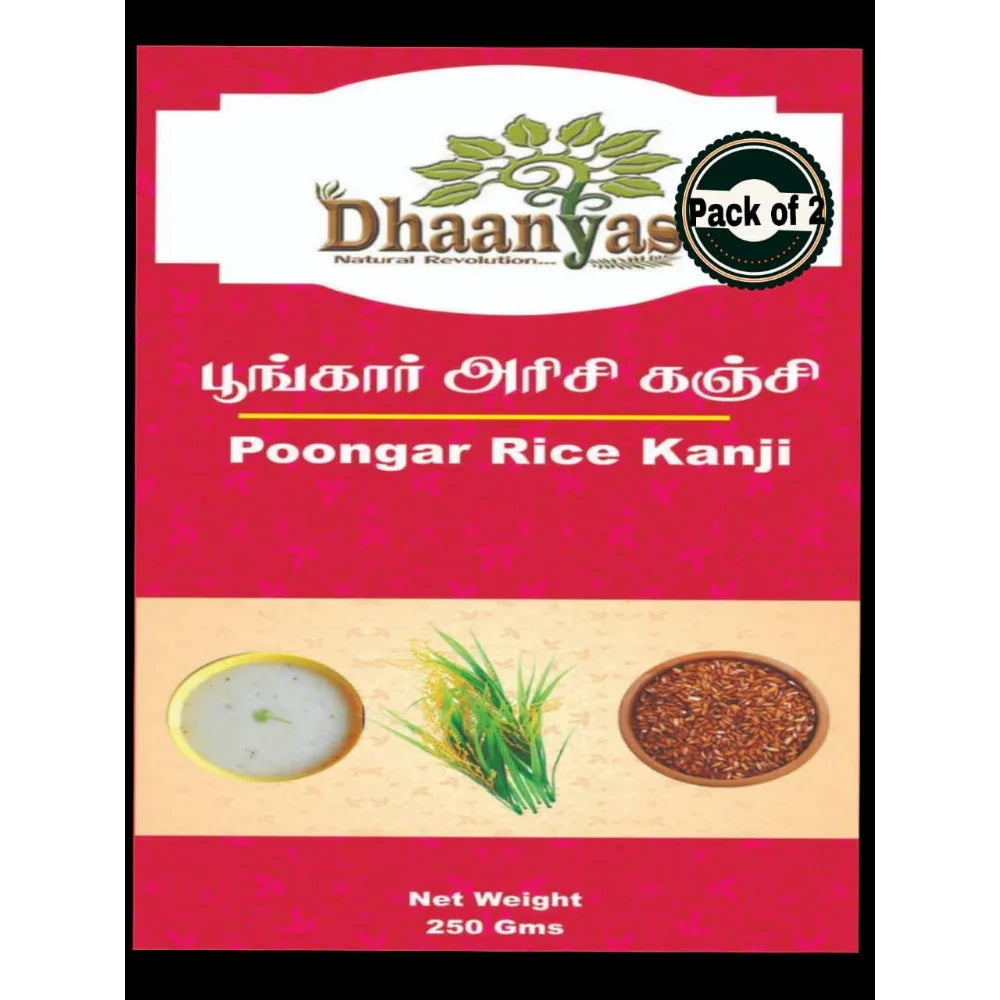 Dhaanyas Poongar Rice Kanji Mix - 250 Gms (Pack of 2) - Orgoshops