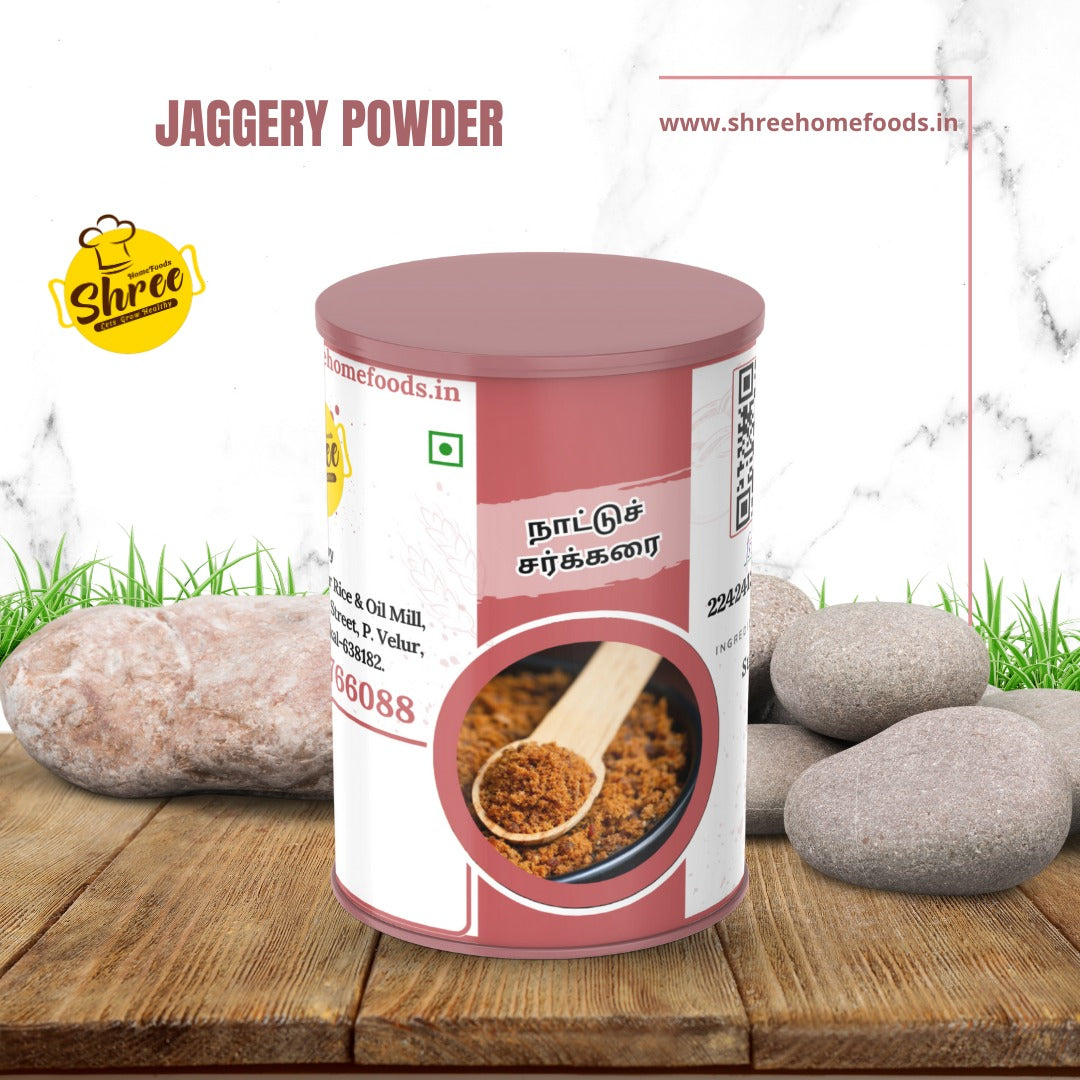 Shree Home Food Jaggery Powder - 1 kg (Pack of 2)